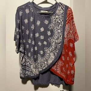 Free People Bandana Tee